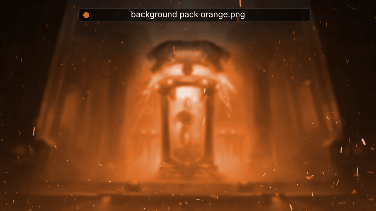 Marvel Rivals orange thumbnail background examples