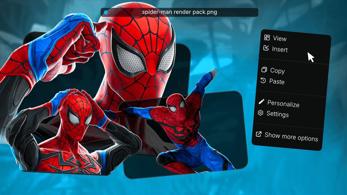 Spider-Man Marvel Rivals render pack example 2