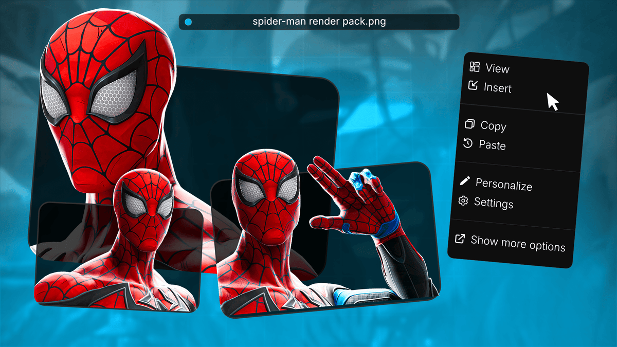 Spider-Man Marvel Rivals render pack example 3