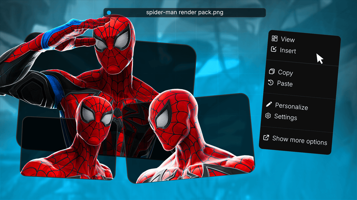 Spider-Man Marvel Rivals render pack example 1