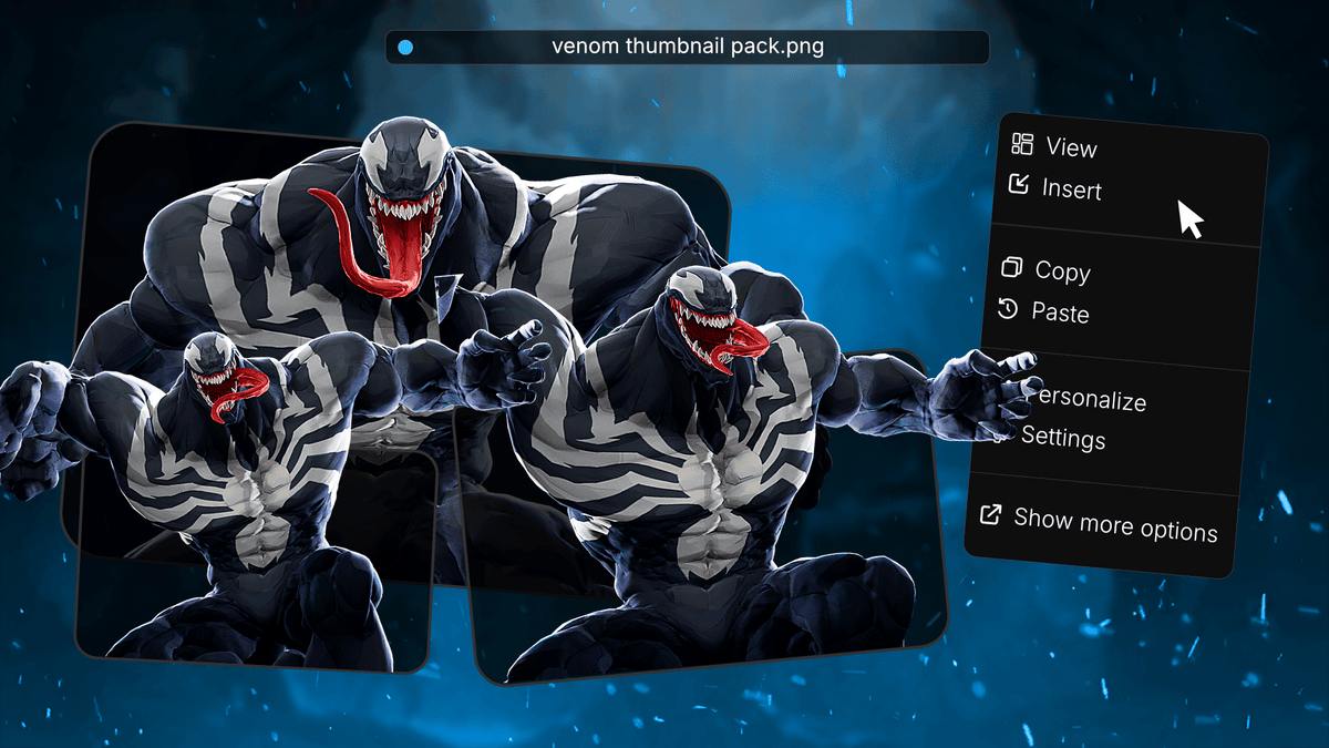 Venom Marvel Rivals render pack example 1