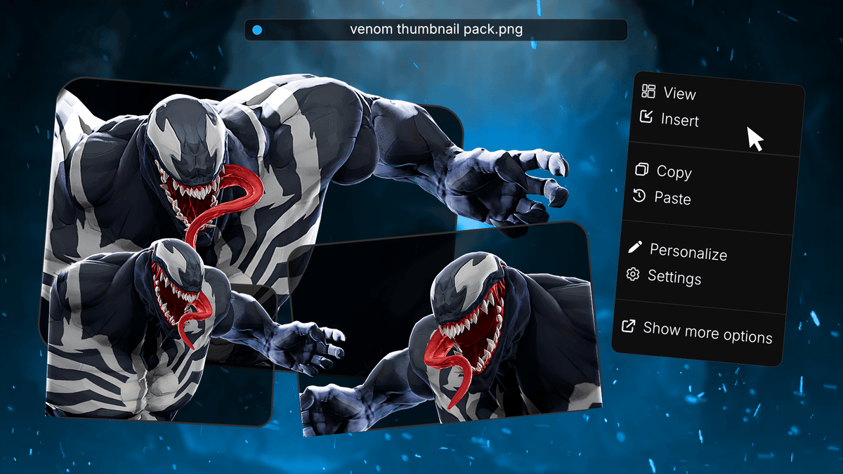 Venom Marvel Rivals render pack example 3